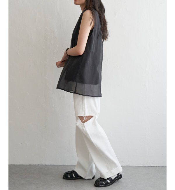 VENCE share style「ドッキングノースリーブトップス」|Tシャツ・カットソー|