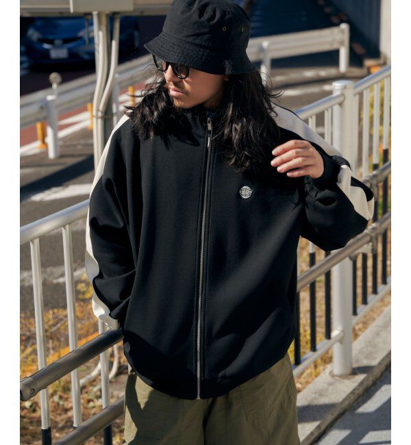 VENCE share style「【セットアップ対応】VISION STREET WEAR ヴィジョンストリートウェア ダンボールトラックジャケット」|カーディガン|ブラック