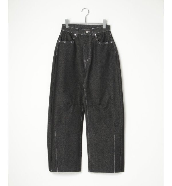 VENCE share style「リジットデニムカーブパンツ」|デニム|