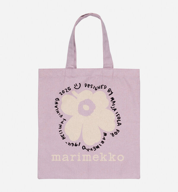 Marimekko「Vankka Unikko Placement トートバッグ」|トートバッグ|ｵﾌﾎﾜｲﾄ&times;ﾗｲﾗｯｸ