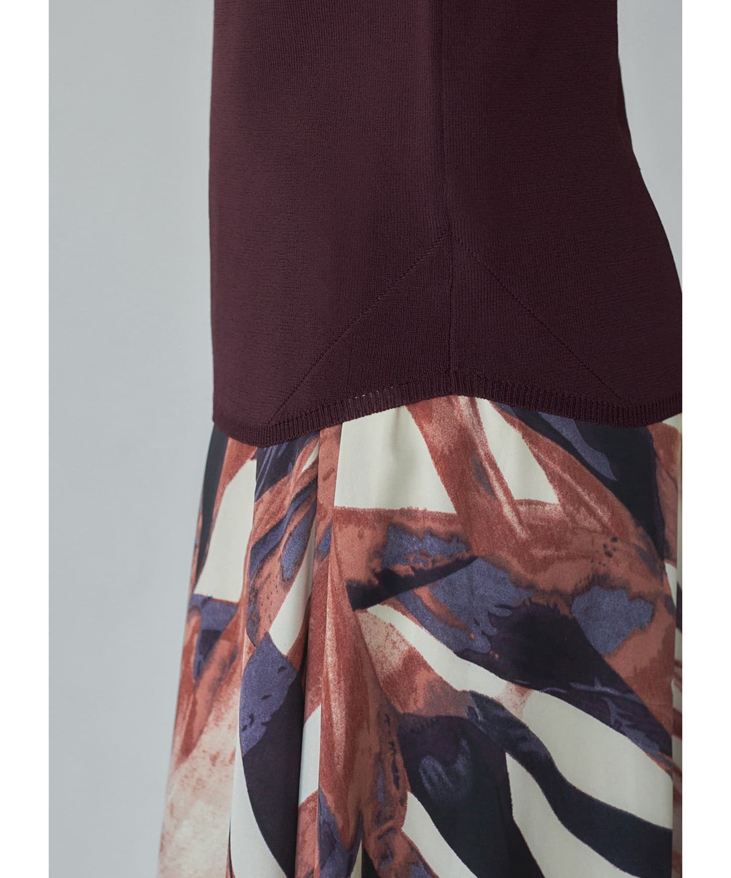 STYLE DELI「涼感ノースリーブニットトップスB」|ニット・セーター|