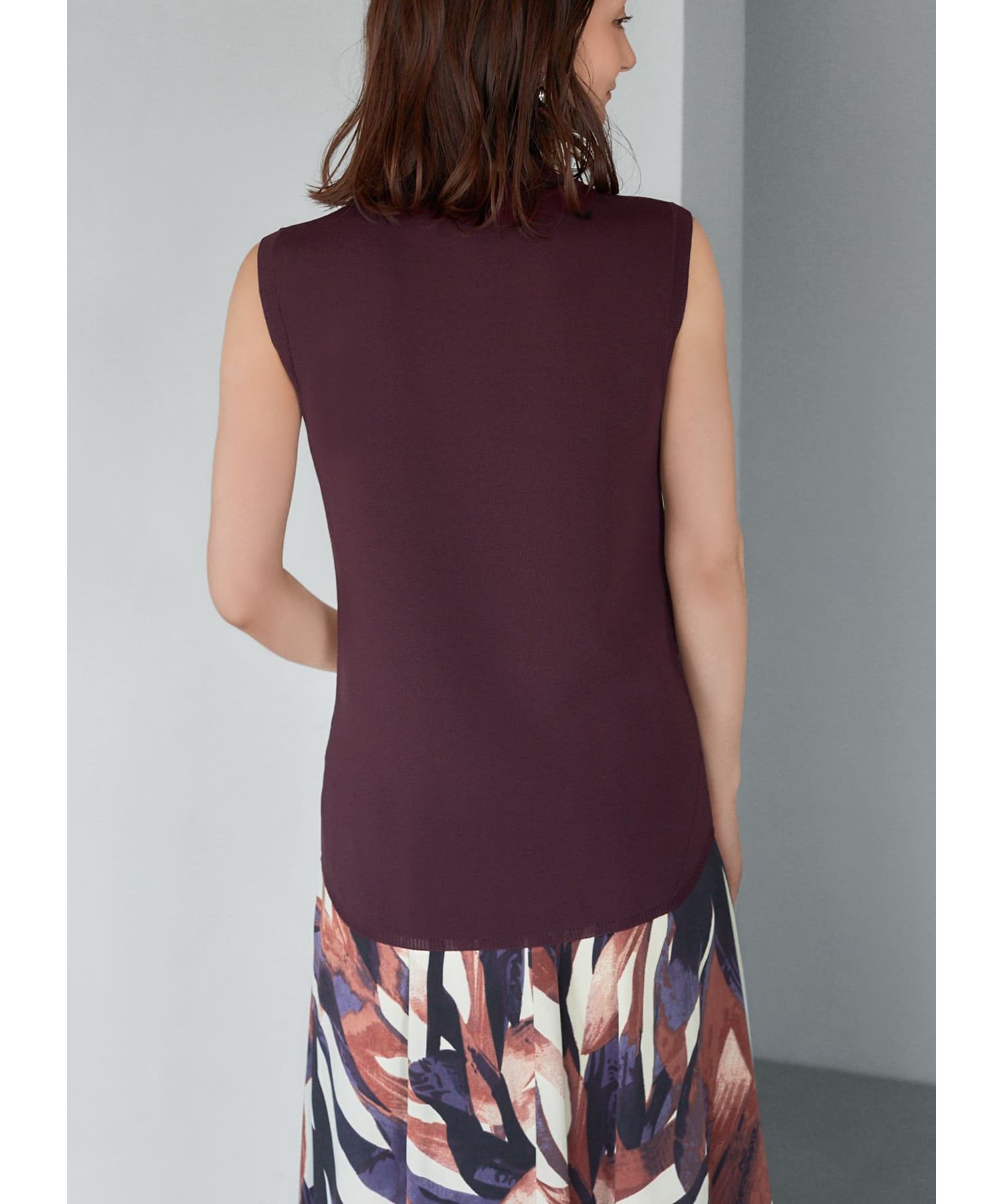 STYLE DELI「涼感ノースリーブニットトップスB」|ニット・セーター|