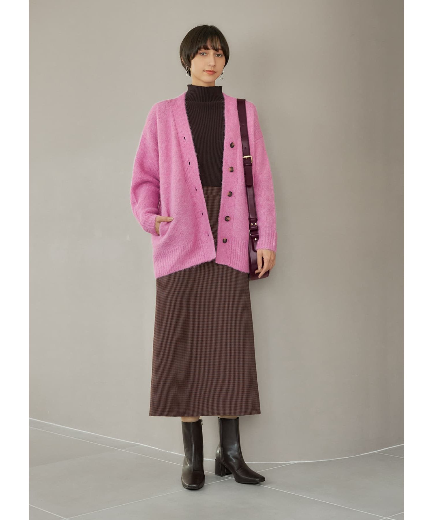 STYLE DELI「モヘアライクリラックスカーディガンB-2」|ニット・セーター|