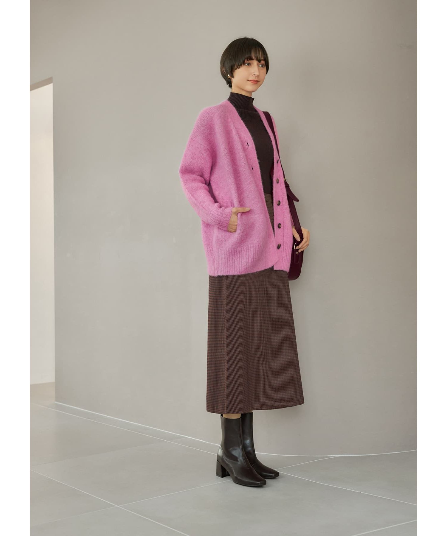 STYLE DELI「モヘアライクリラックスカーディガンB-2」|ニット・セーター|