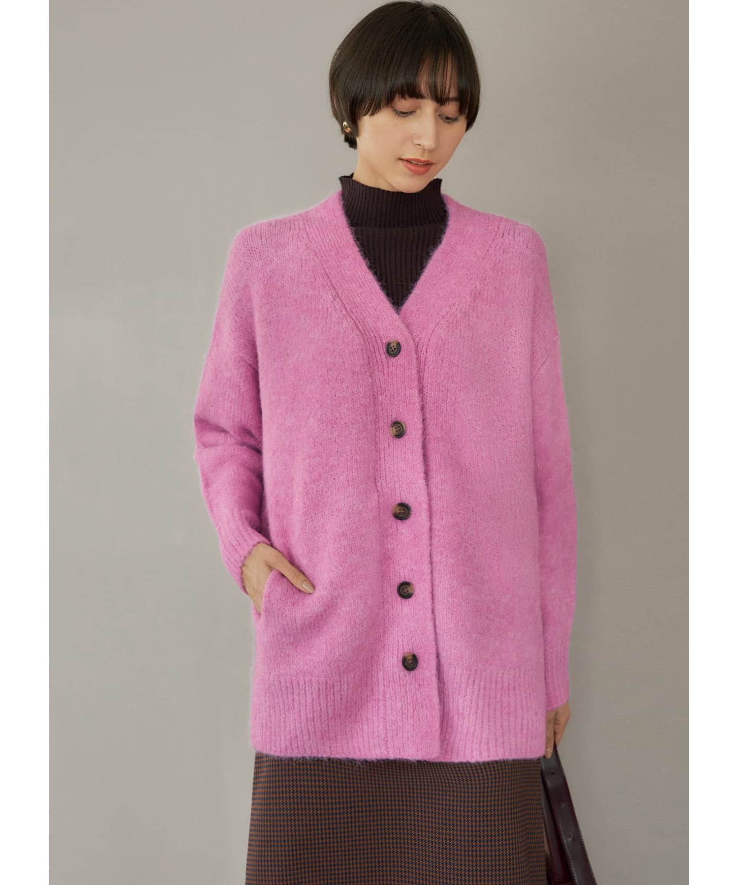 STYLE DELI「モヘアライクリラックスカーディガンB-2」|ニット・セーター|