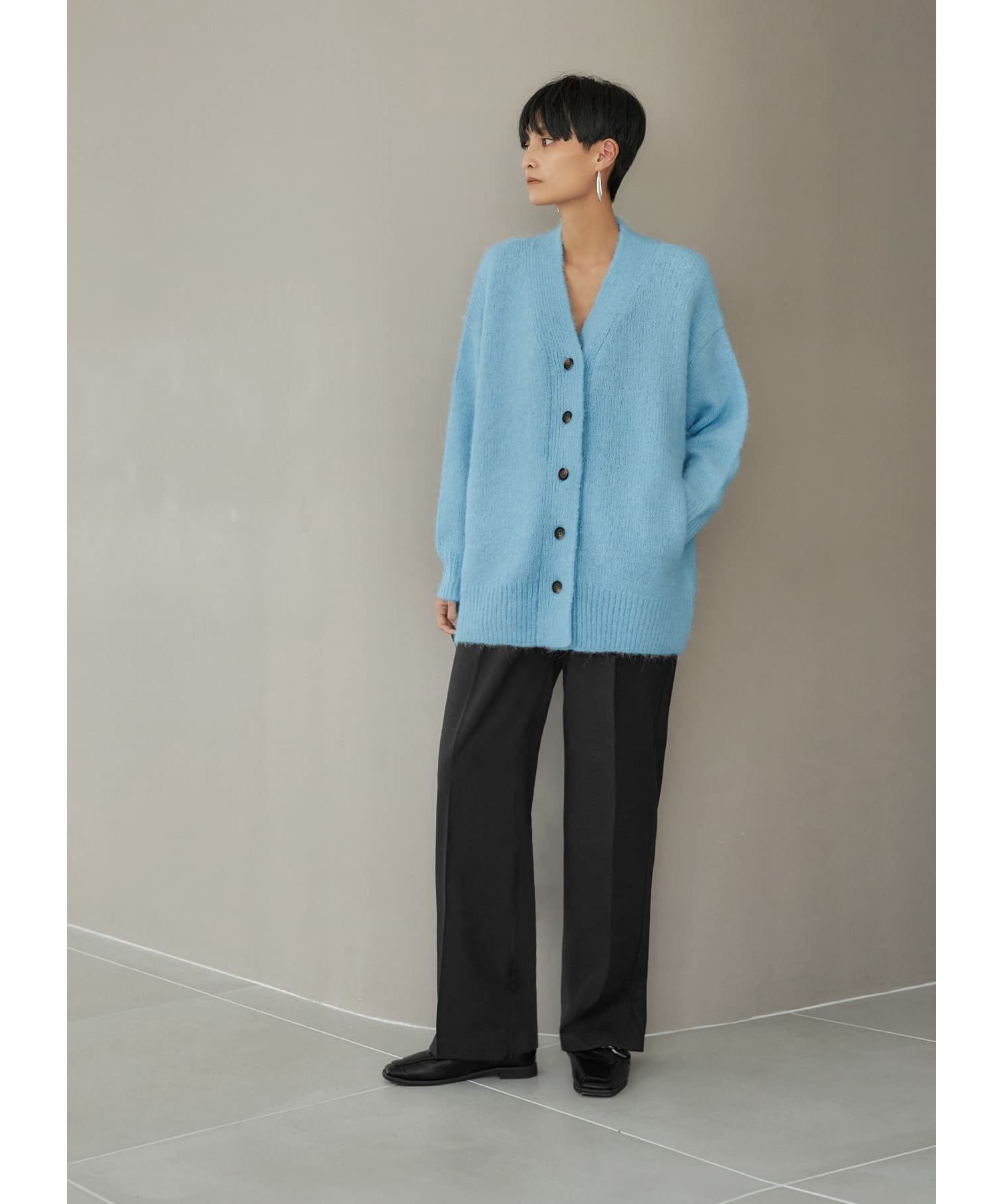 STYLE DELI「モヘアライクリラックスカーディガンB-2」|ニット・セーター|