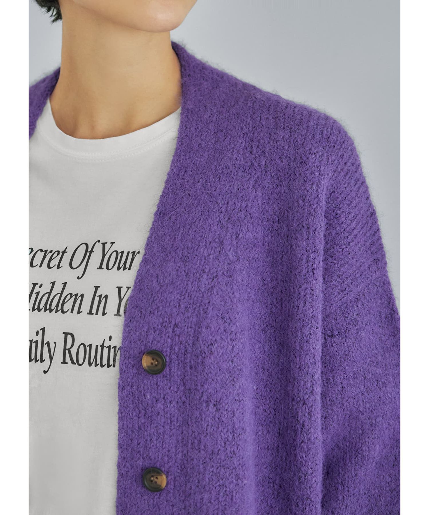 STYLE DELI「モヘアライクリラックスカーディガンB-2」|ニット・セーター|