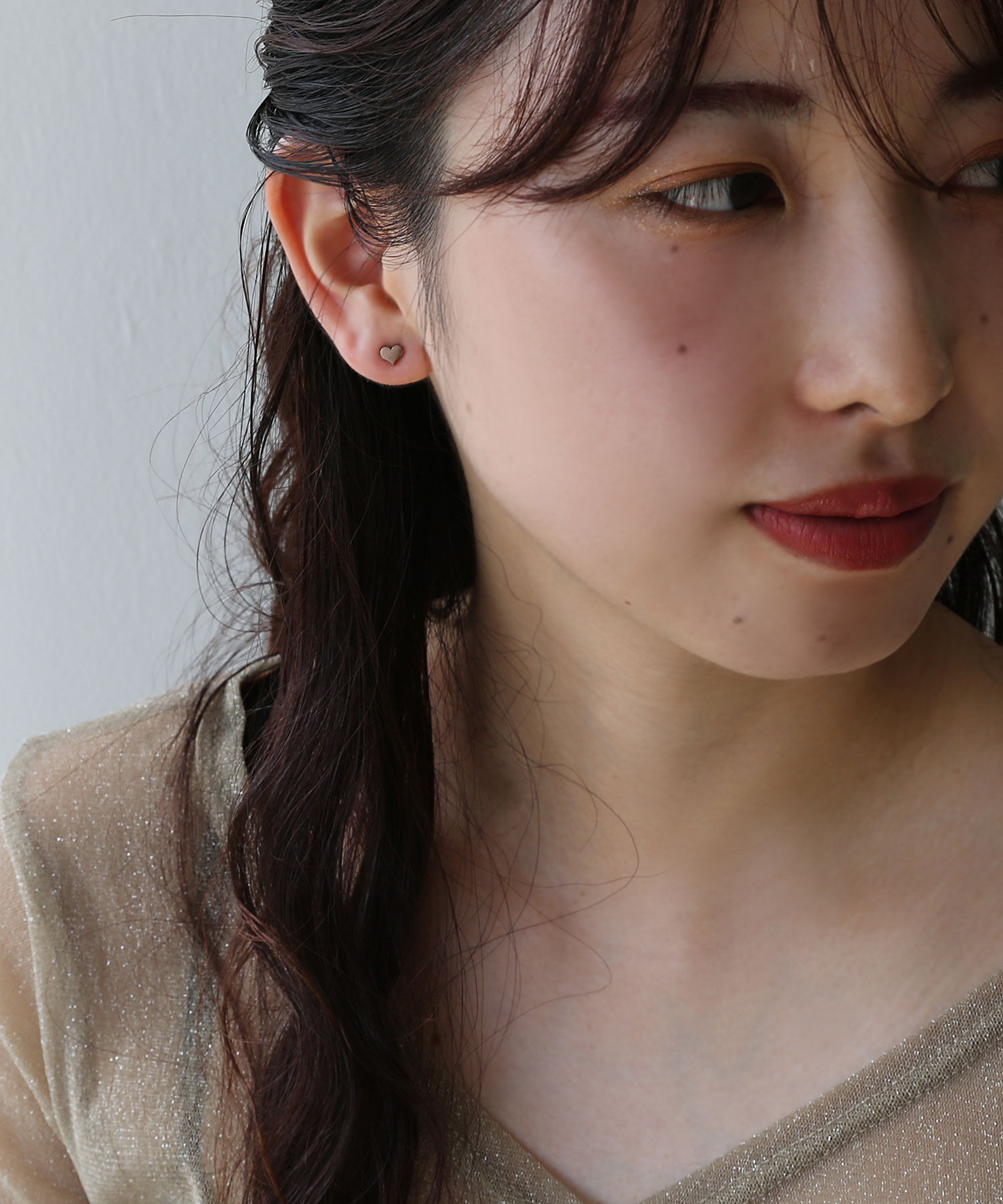 colleca la「[stainless]ステンレス・プチハート スタッドピアス〈金属アレルギー対応〉」|ピアス|