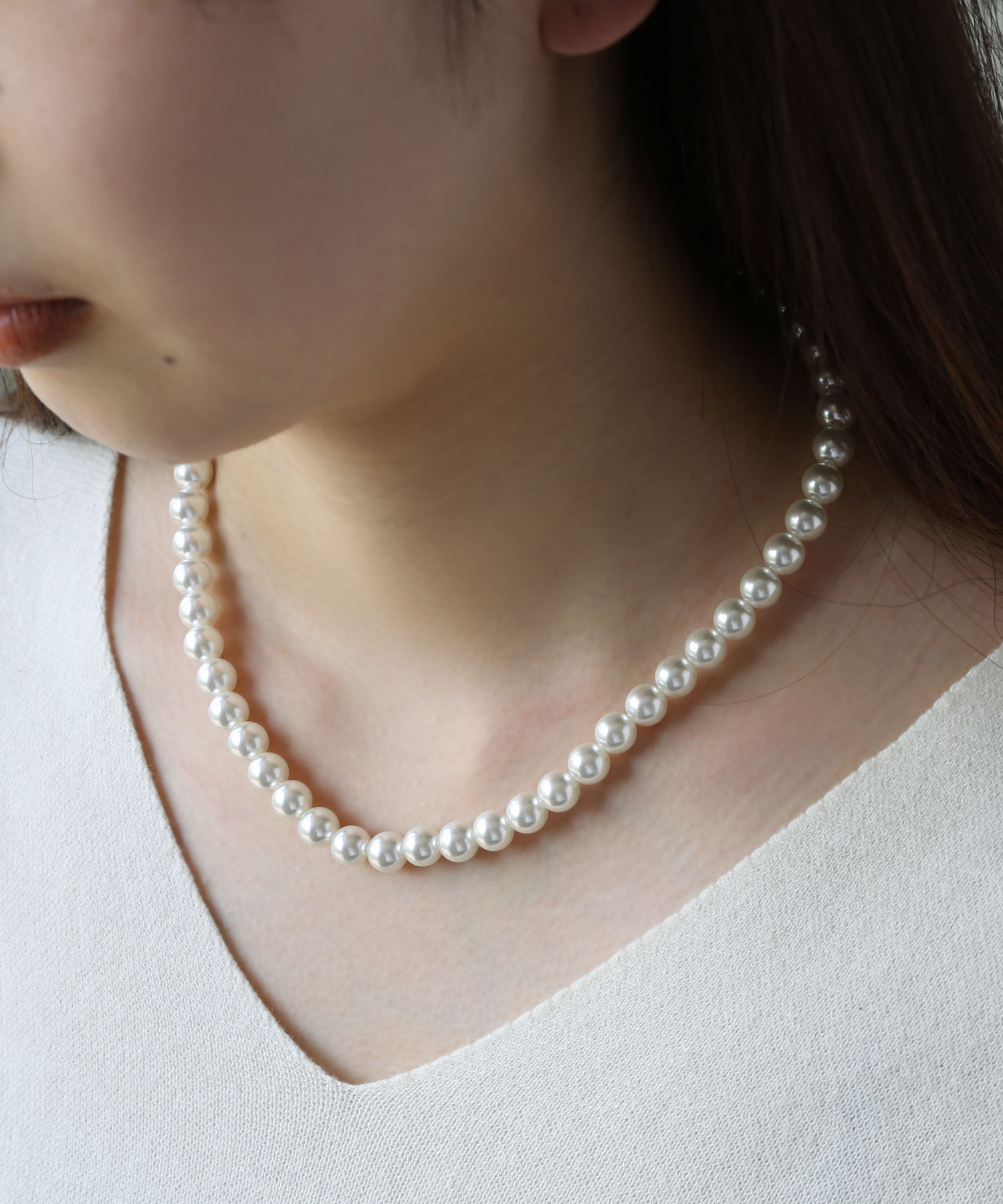 colleca la「ベーシックパールネックレス［マグネットタイプ］」|ネックレス|