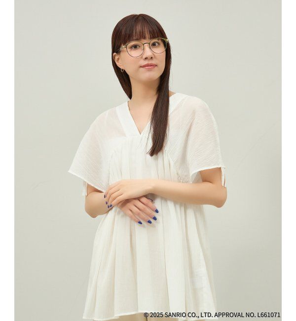  「Zoff｜はぴだんぶい 【けろけろけろっぴ モデル】メガネ｜伊達・度付きメガネ｜グッズ   レンズ交換券付」|メガネ|