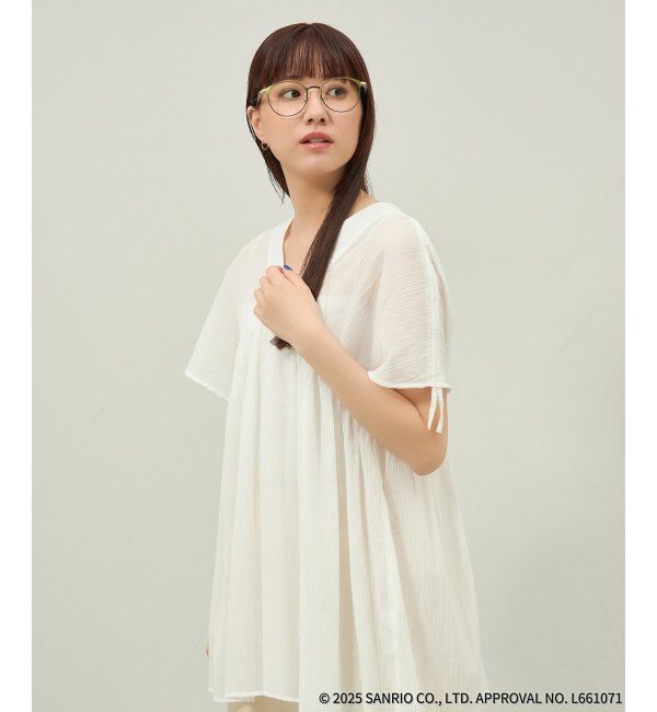  「Zoff｜はぴだんぶい 【けろけろけろっぴ モデル】メガネ｜伊達・度付きメガネ｜グッズ   レンズ交換券付」|メガネ|