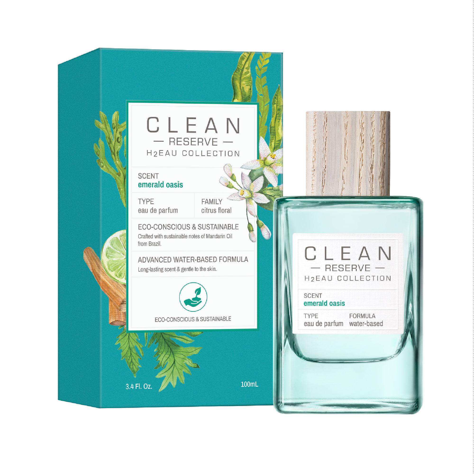 クリーン「クリーン リザーブ H2オー エメラルド オアシス オードパルファム  100mL」|香水・フレグランス|