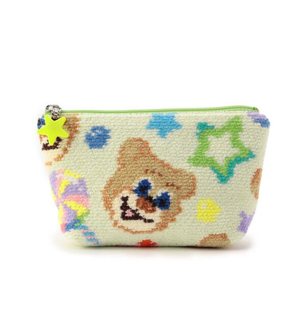 LOVERARY BY FEILER「ハッピーポップニコ　ポーチ　L/HPO-233093」|ポーチ|ペールグリーン