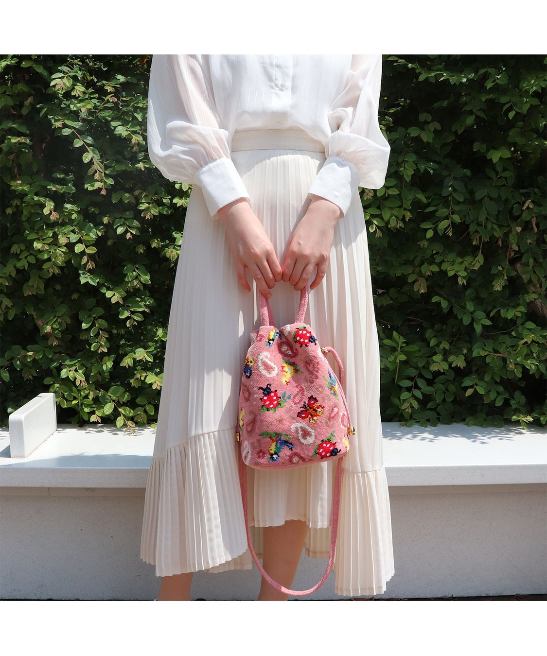 FEILER「ハイジペイズリー　巾着ショルダーバッグ　HPY-257008」|ショルダー・メッセンジャー|