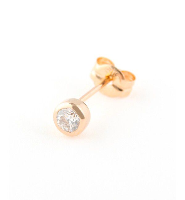 ete「K18 ダイヤモンド 0.2ct ピアス「ブライト」」|ピアス|