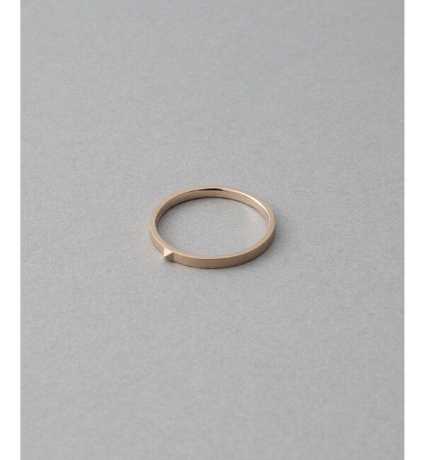 ete「[ハンサムピンク] K10MPG スタッズ リング」|リング|