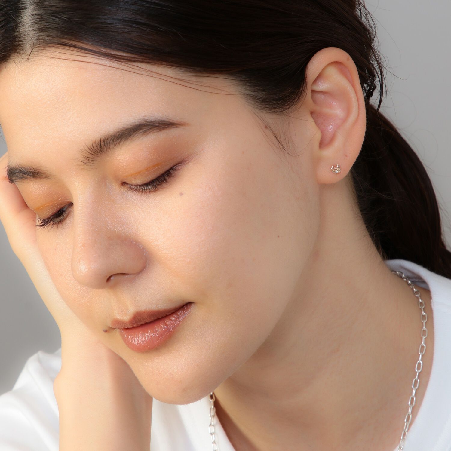 NOJESS「K10ダイヤモンドピアス」|ピアス|