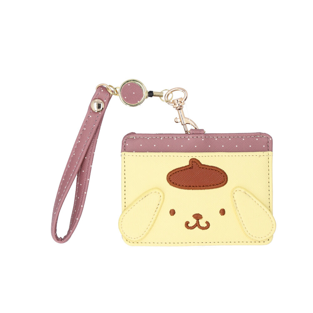BACKYARD FAMILY「サンリオ リール付きパスケース 通販 パスケース リール付きキーケース パスポーチ」|定期入れ|イエロー1