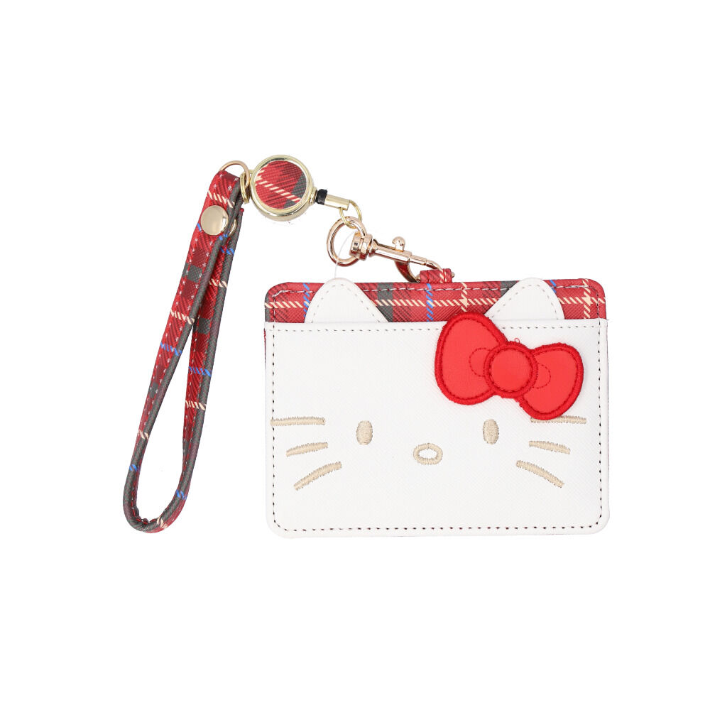 BACKYARD FAMILY「サンリオ リール付きパスケース 通販 パスケース リール付きキーケース パスポーチ」|定期入れ|レッド1