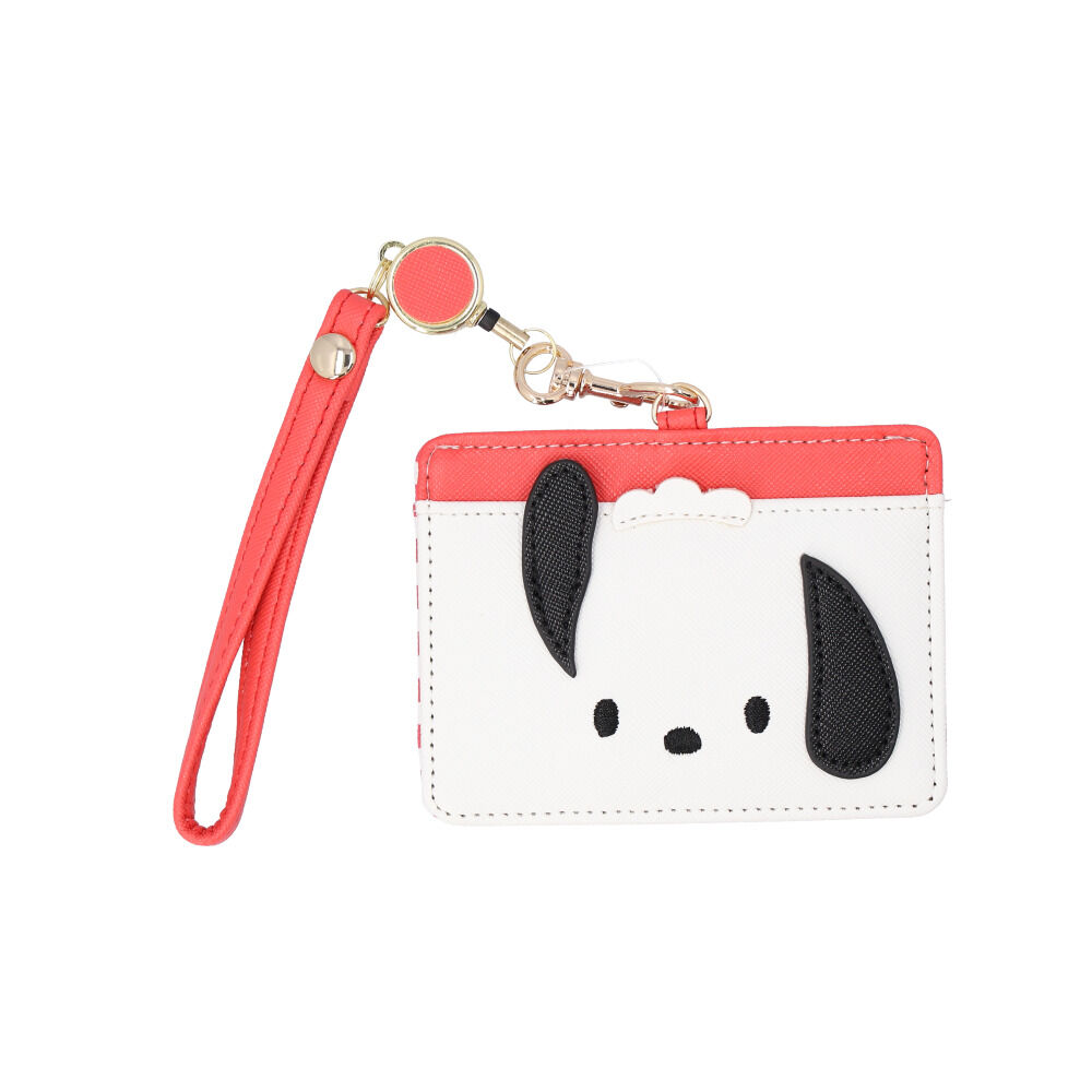BACKYARD FAMILY「サンリオ リール付きパスケース 通販 パスケース リール付きキーケース パスポーチ」|定期入れ|レッド2