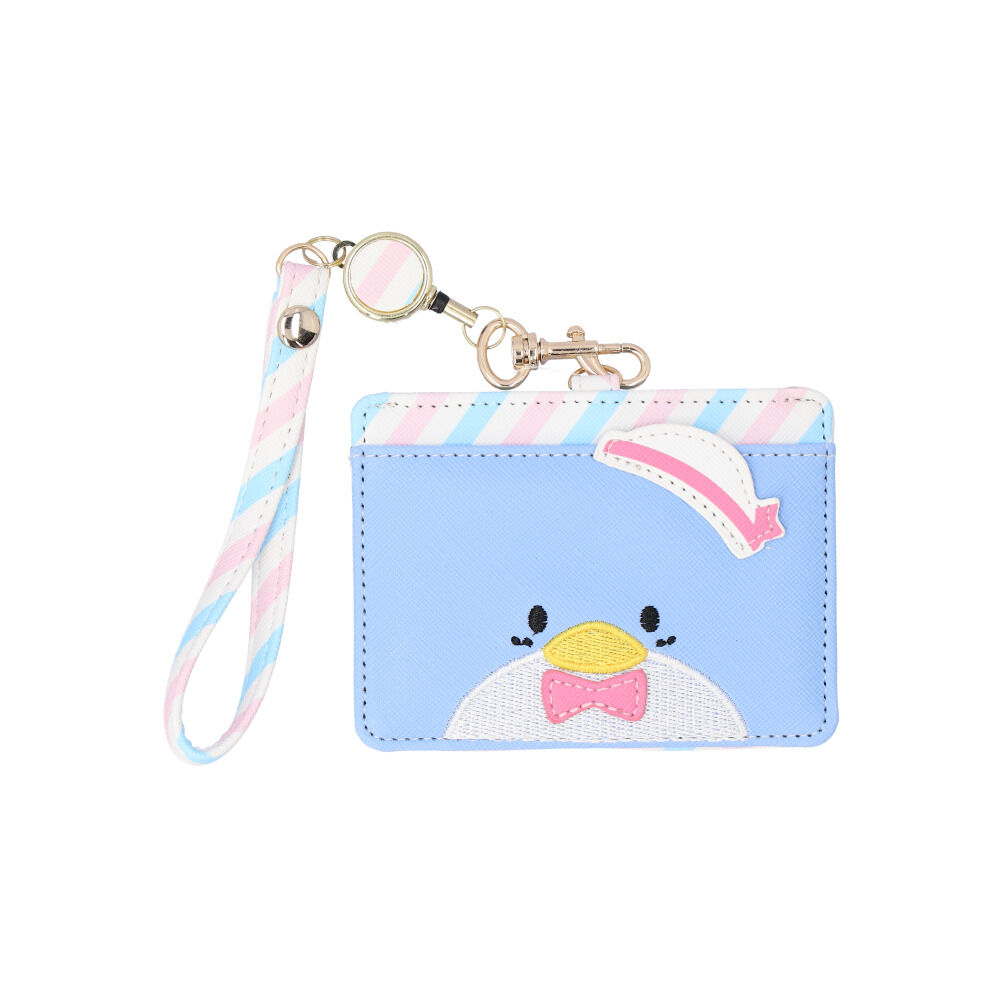 BACKYARD FAMILY「サンリオ リール付きパスケース 通販 パスケース リール付きキーケース パスポーチ」|定期入れ|ブルー2