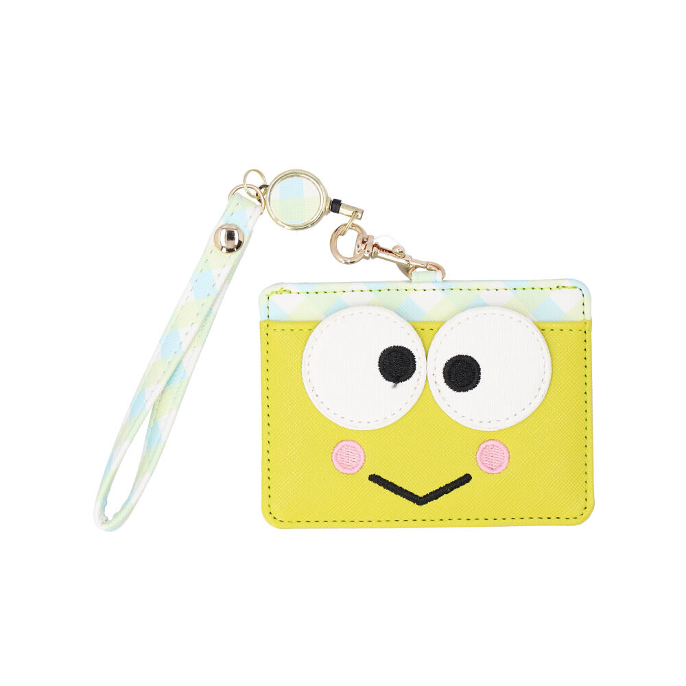 BACKYARD FAMILY「サンリオ リール付きパスケース 通販 パスケース リール付きキーケース パスポーチ」|定期入れ|グリーン1