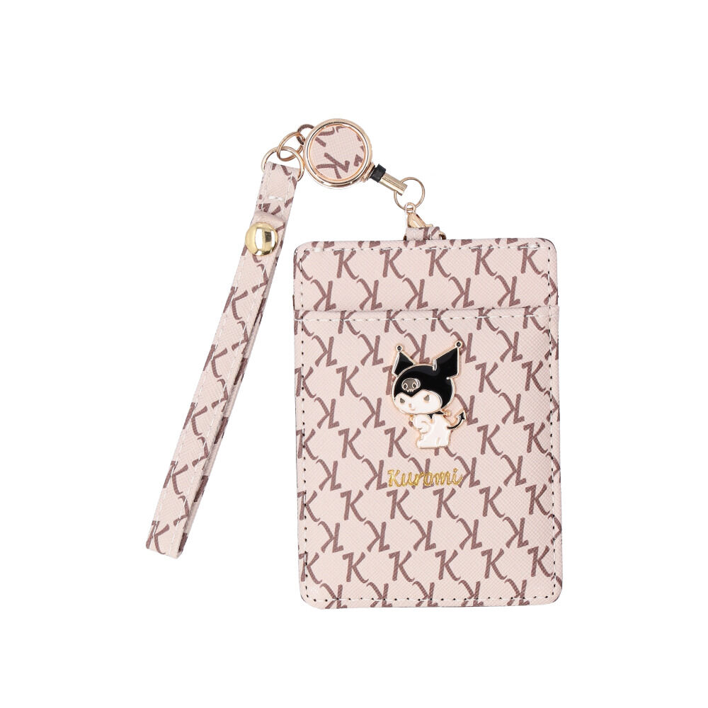 BACKYARD FAMILY「サンリオ リール付きパスケース 通販 パスケース リール付きキーケース パスポーチ」|定期入れ|ベージュ3