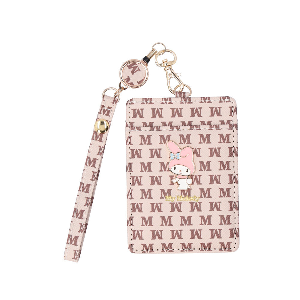 BACKYARD FAMILY「サンリオ リール付きパスケース 通販 パスケース リール付きキーケース パスポーチ」|定期入れ|ベージュ4