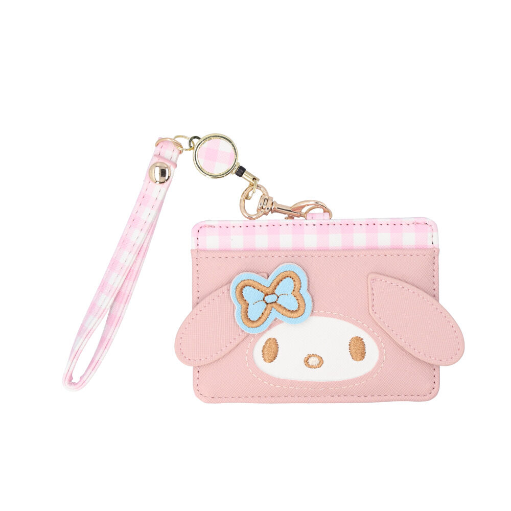 BACKYARD FAMILY「サンリオ リール付きパスケース 通販 パスケース リール付きキーケース パスポーチ」|定期入れ|ピンク1