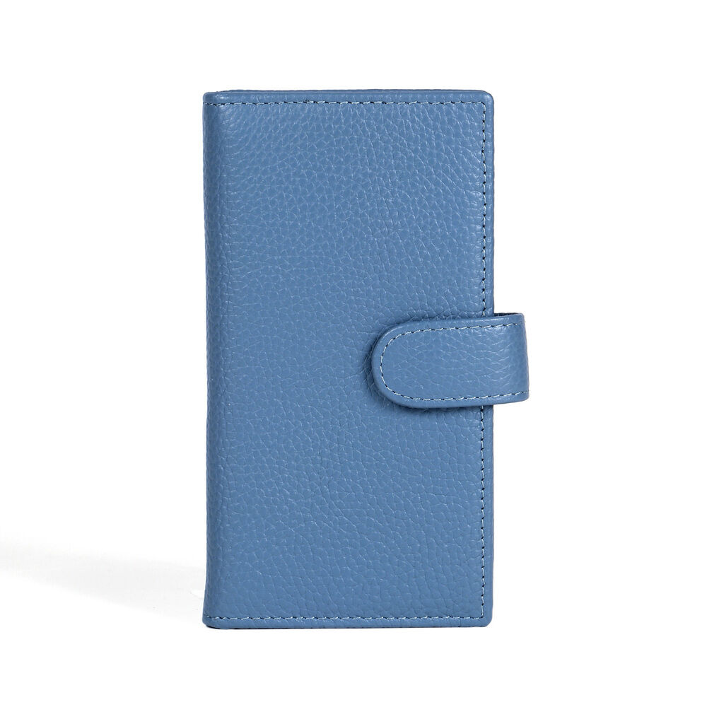 BACKYARD FAMILY「カードケース スリム 二つ折り 通販 カード入れ クレジットカードケース レディース 本革 レザー」|名刺入れ・カードケース|ブルー2