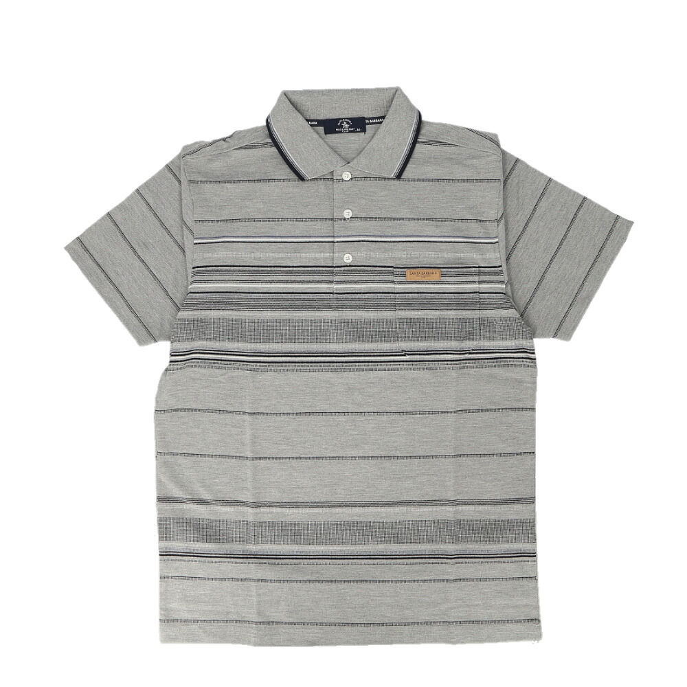 BACKYARD FAMILY「ポロシャツ 半袖 通販 半袖ポロシャツ メンズポロシャツ 胸ポケット カジュアル シンプル 男性」|その他|グレー1