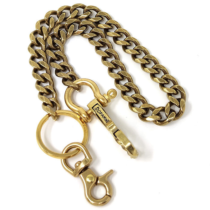 BACKYARD FAMILY「ウォレットチェーン 真鍮 通販 キーフック 真鍮ウォレットチェーン ベルトループ キーリング」|その他|