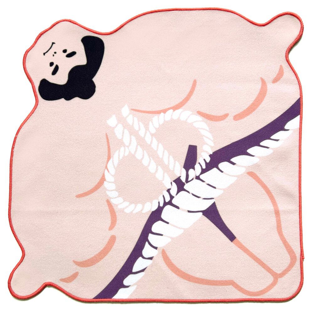 BACKYARD FAMILY「くっつく クロス 通販 ランチクロス タオル くっつくクロス 風呂敷 ふろしき 包むだけ お弁当袋」|その他|ピンク1