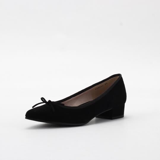 銀座かねまつ「LSBZ2004DSUEBLK 【防水】【本革】【Bワイズアクアスレンダーパンプス」|レインシューズ|