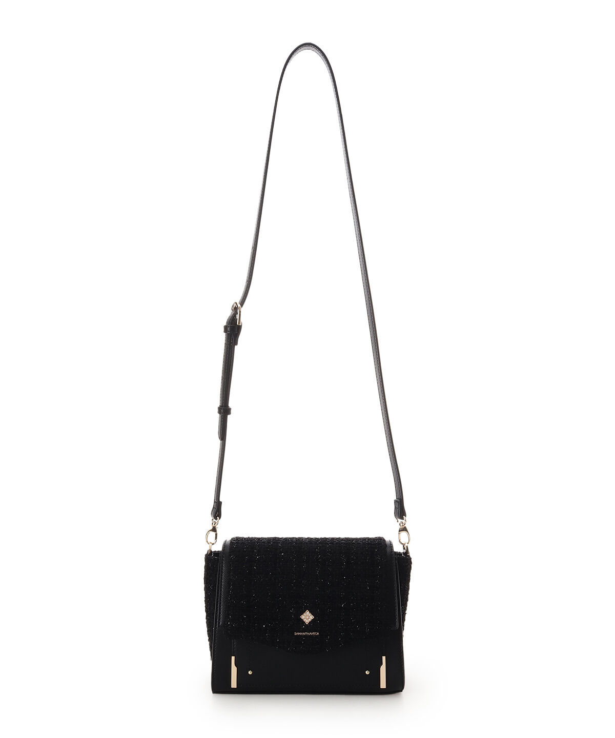 Samantha Vega「ツイードダイヤカットショルダーバッグ」|ショルダー・メッセンジャー|