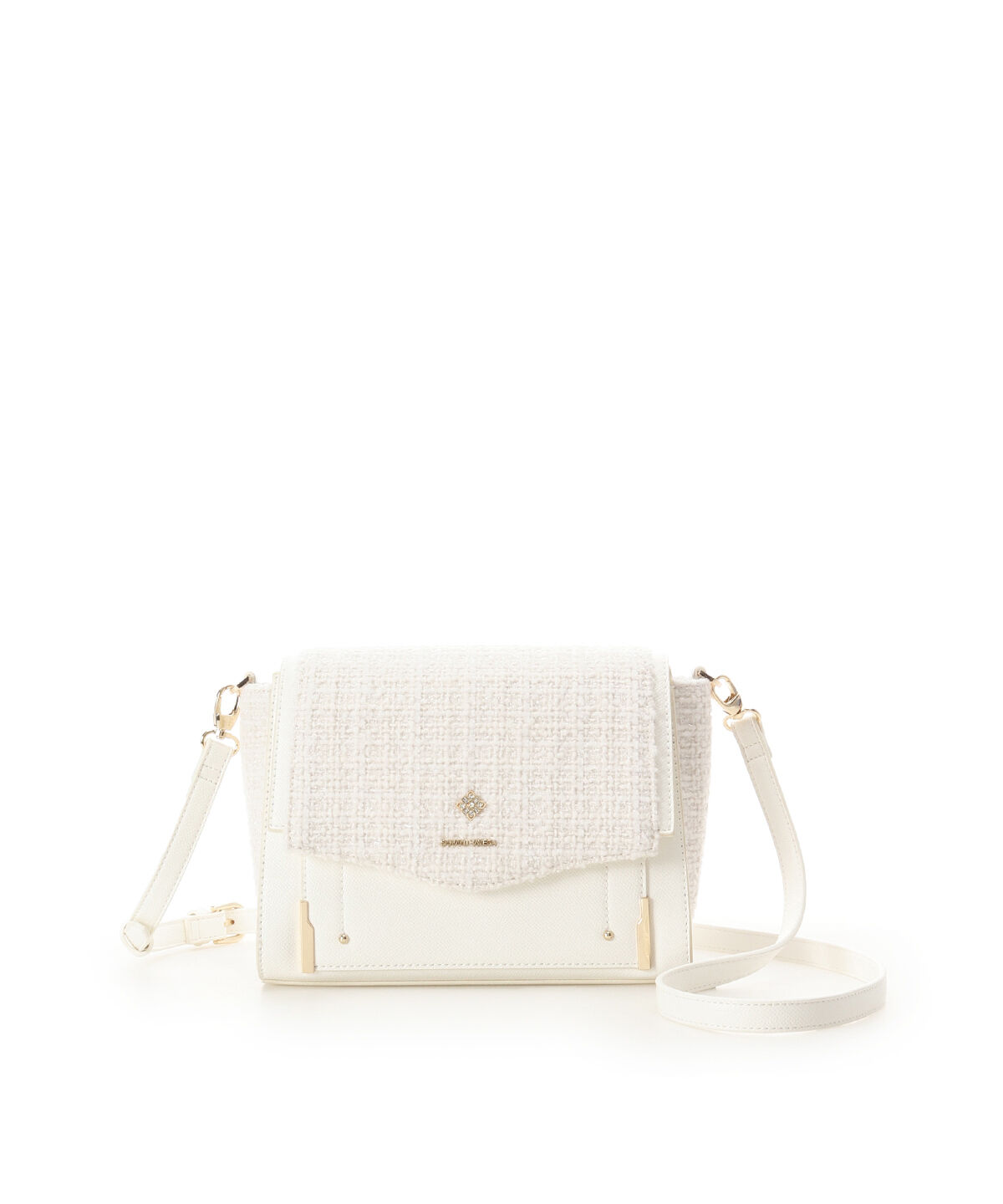 Samantha Vega「ツイードダイヤカットショルダーバッグ」|ショルダー・メッセンジャー|