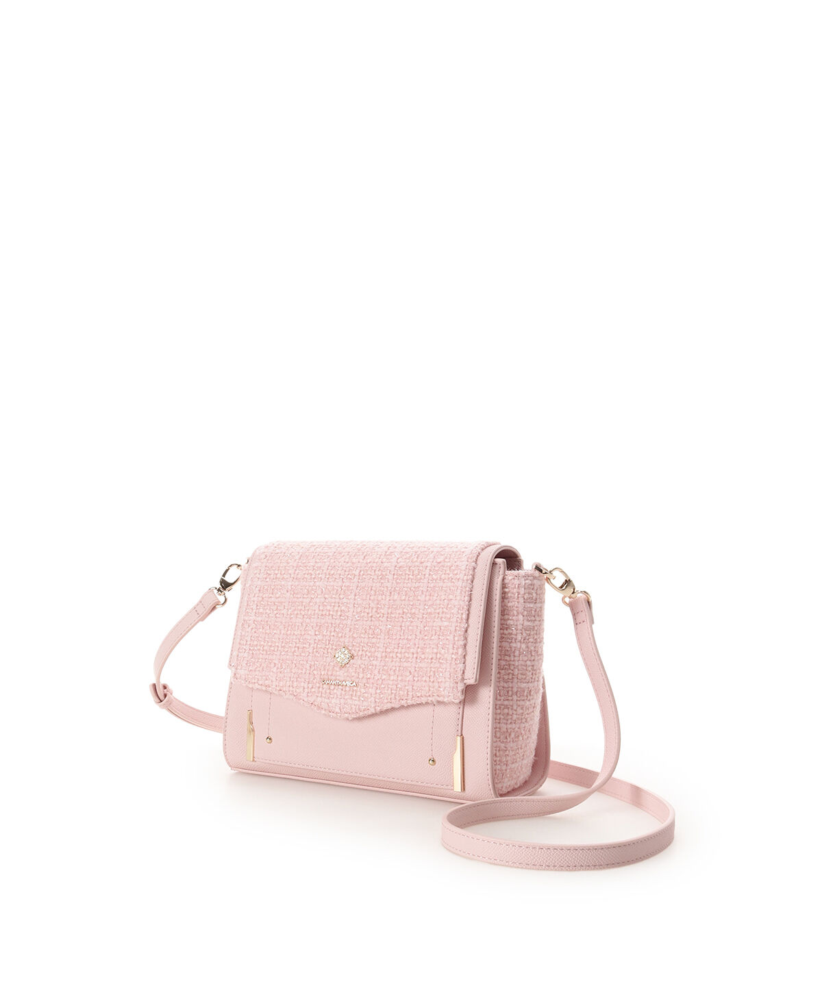 Samantha Vega「ツイードダイヤカットショルダーバッグ」|ショルダー・メッセンジャー|