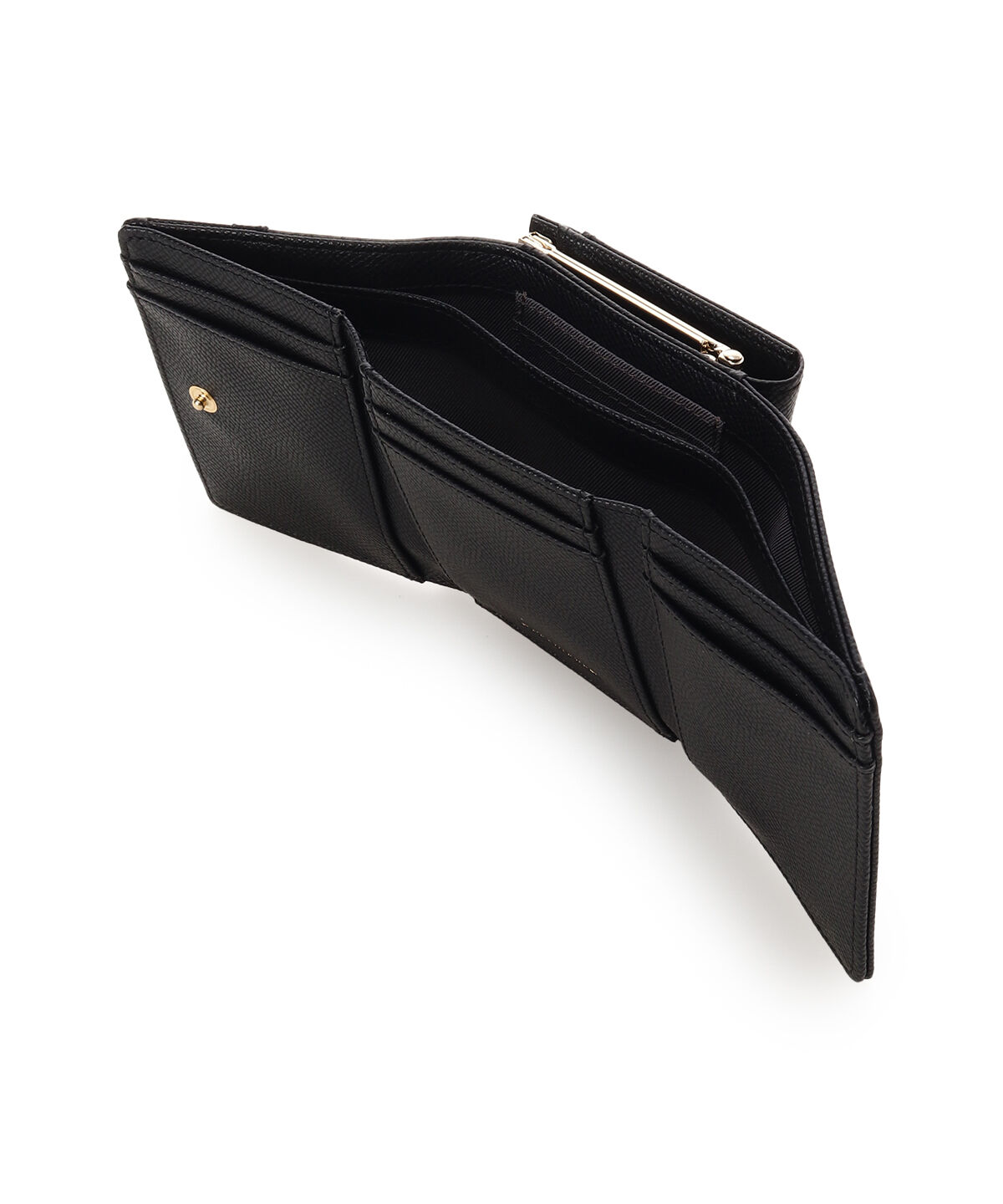 Samantha Vega「フローラルアクセントリボン口金折財布」|財布|