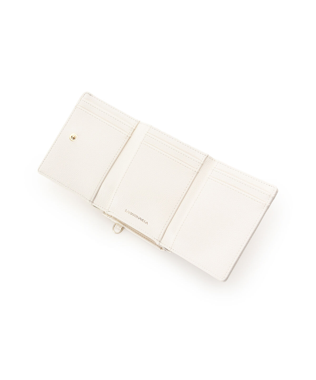 Samantha Vega「フローラルアクセントリボン口金折財布」|財布|