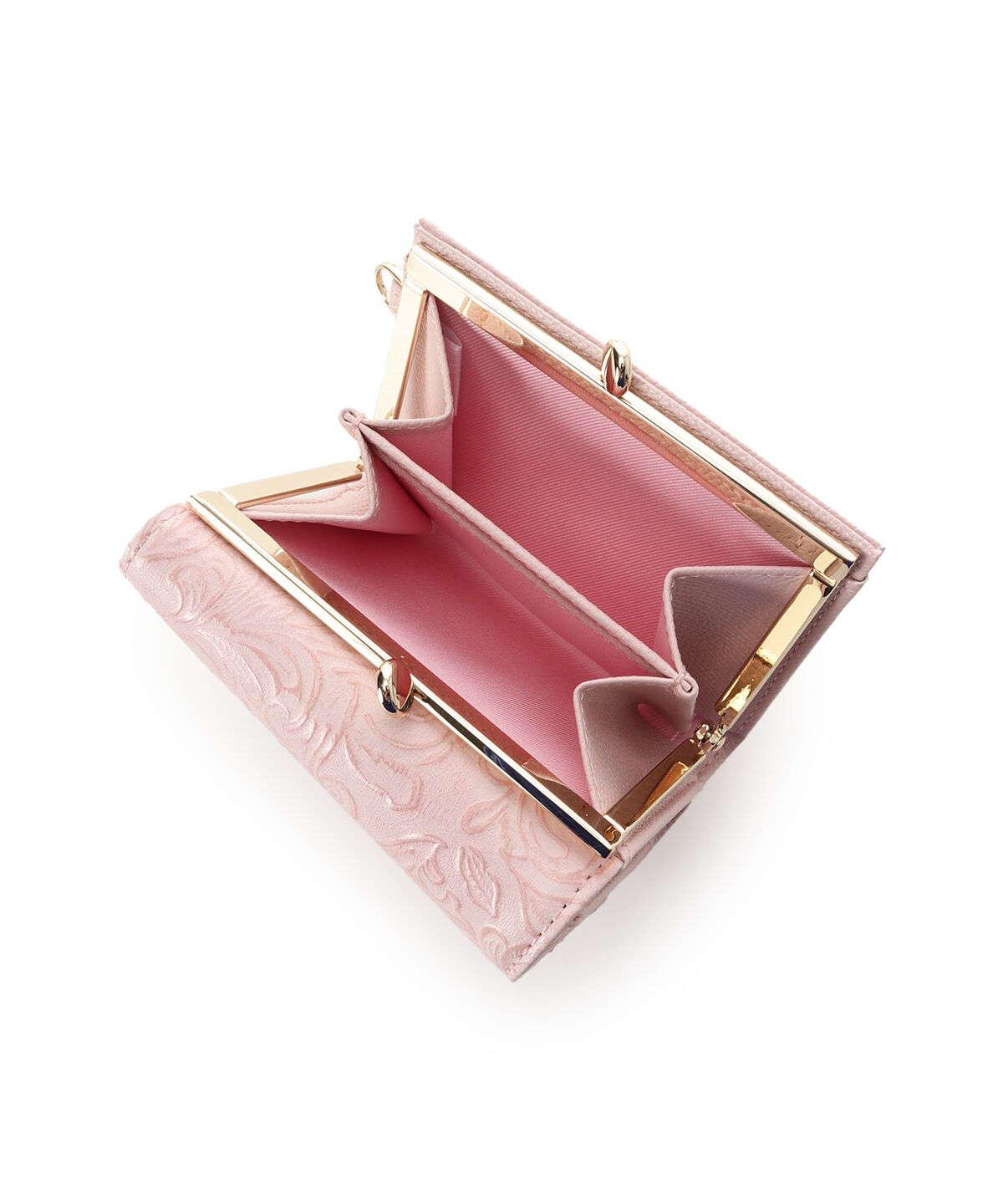 Samantha Vega「フローラルアクセントリボン口金折財布」|財布|