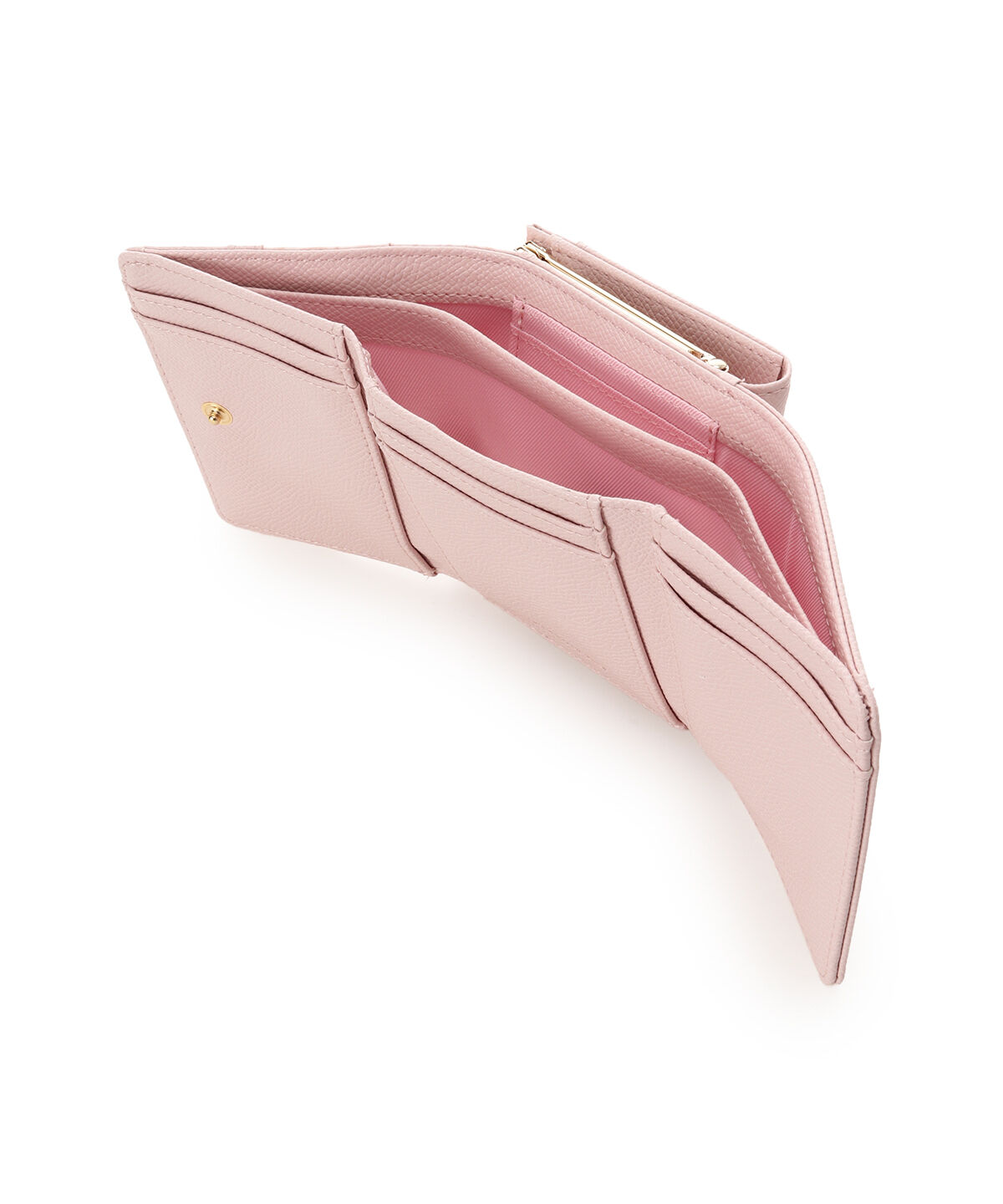 Samantha Vega「フローラルアクセントリボン口金折財布」|財布|