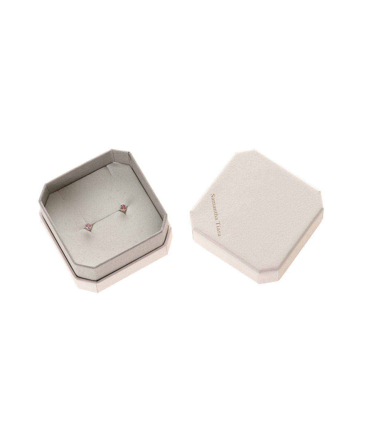 Samantha Tiara「K10 WG ラボグロウンダイヤモンド　1石ピアス」|ピアス|