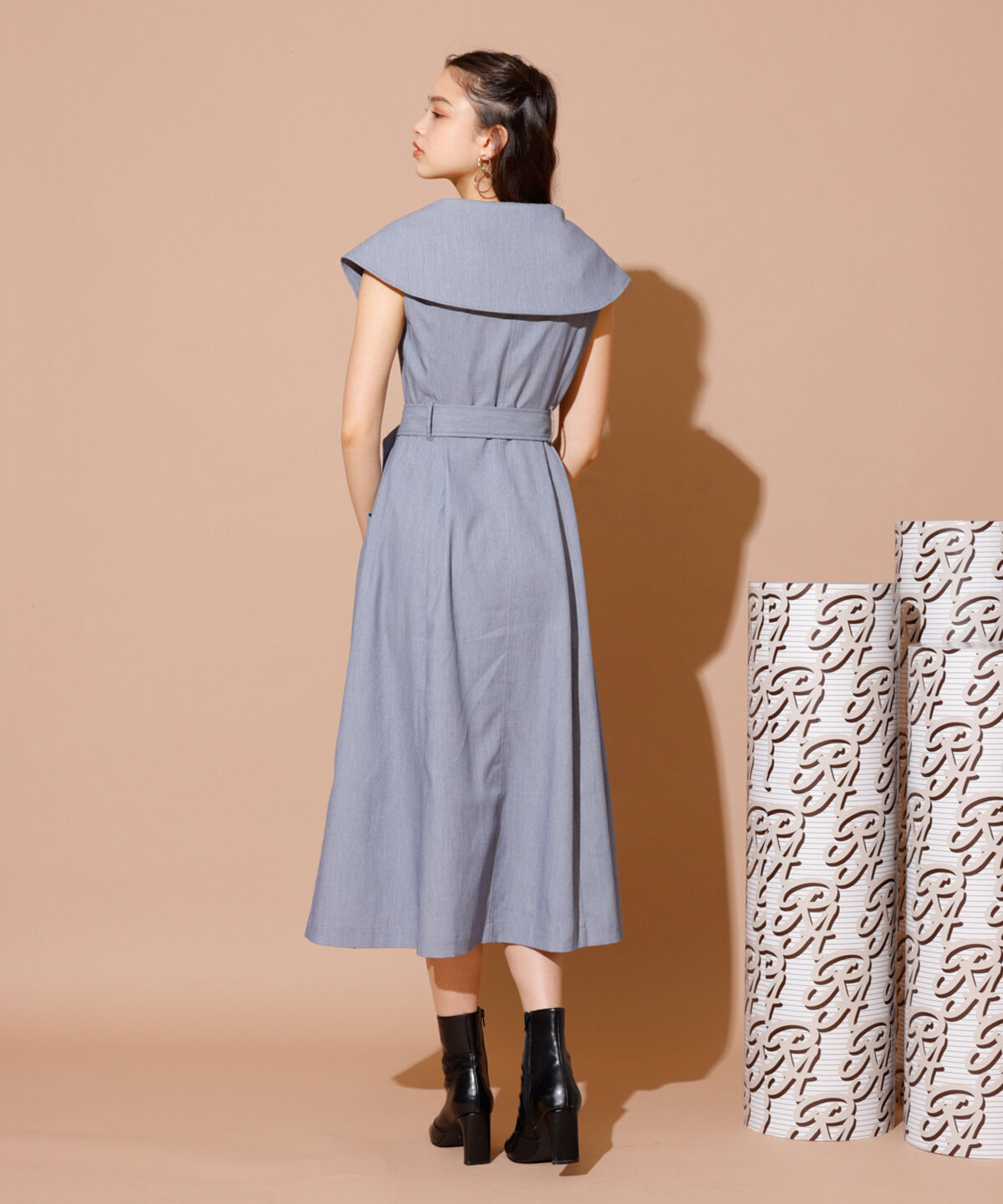 REDYAZEL「ノースリーブフレアワンピース」|ワンピース|