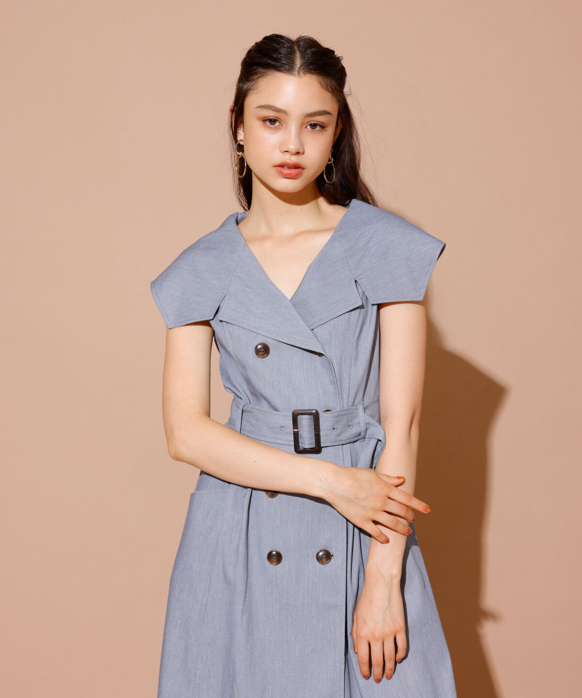 REDYAZEL「ノースリーブフレアワンピース」|ワンピース|