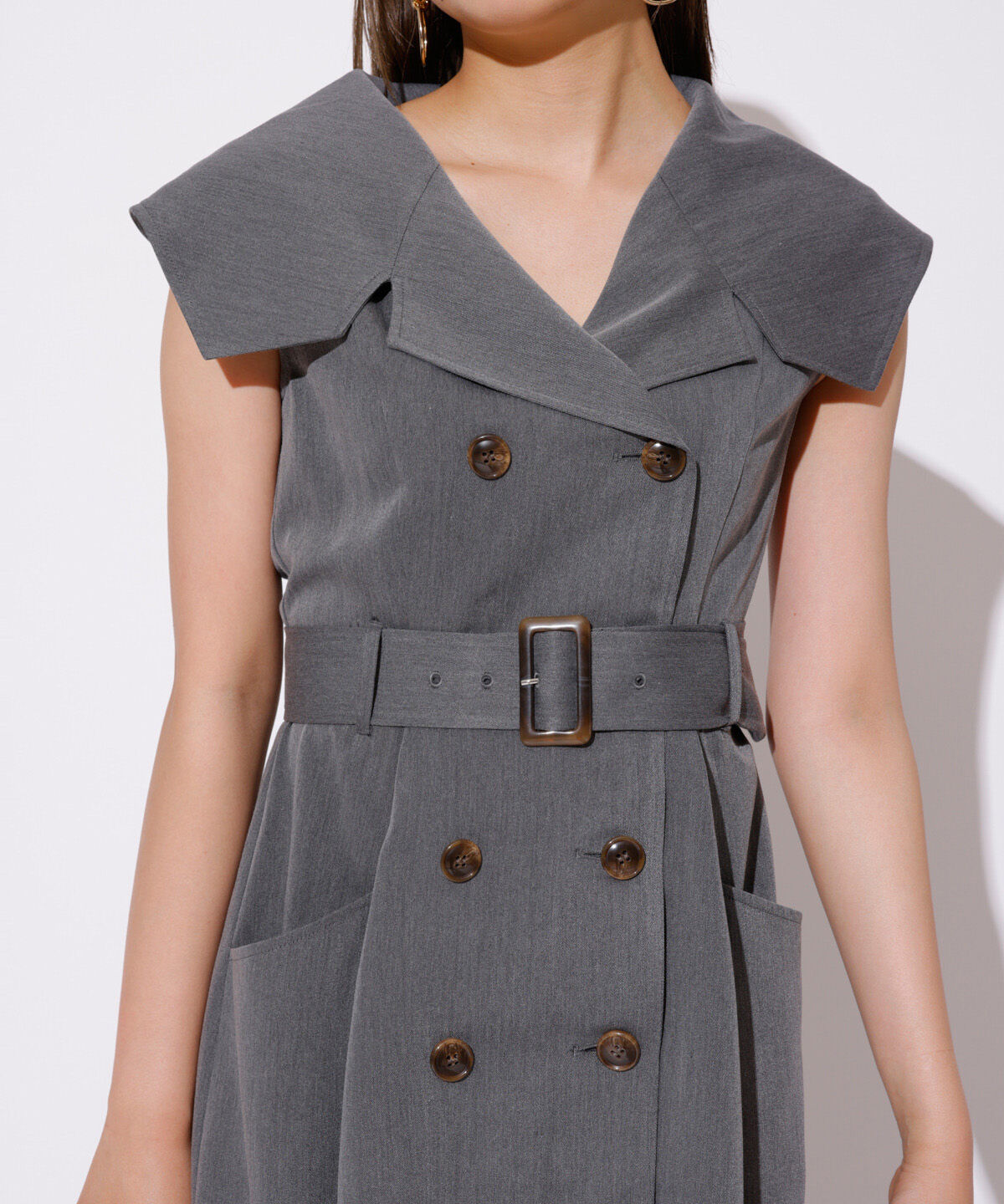 REDYAZEL「ノースリーブフレアワンピース」|ワンピース|