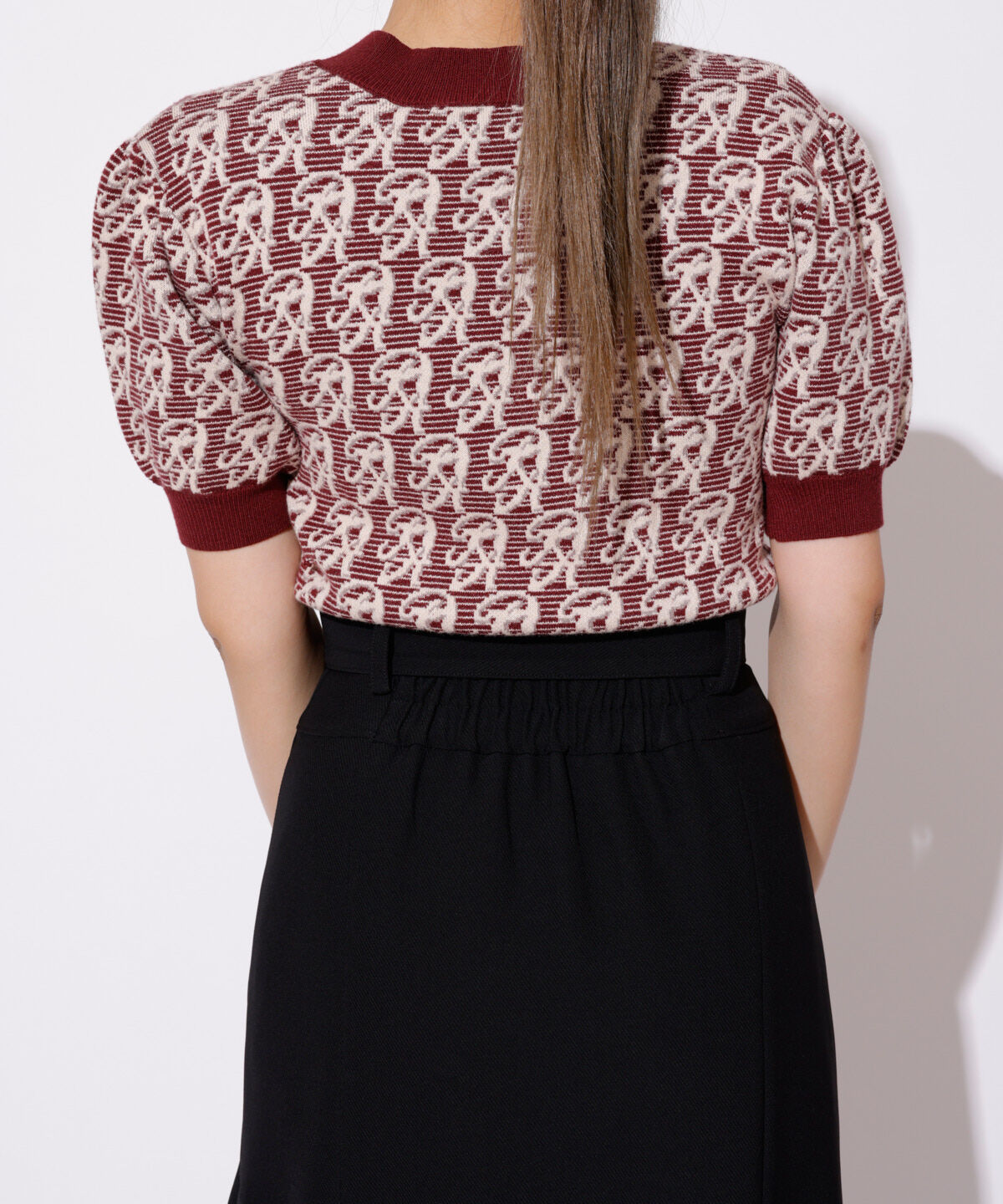 REDYAZEL「モノグラムジャガードニット」|ニット・セーター|