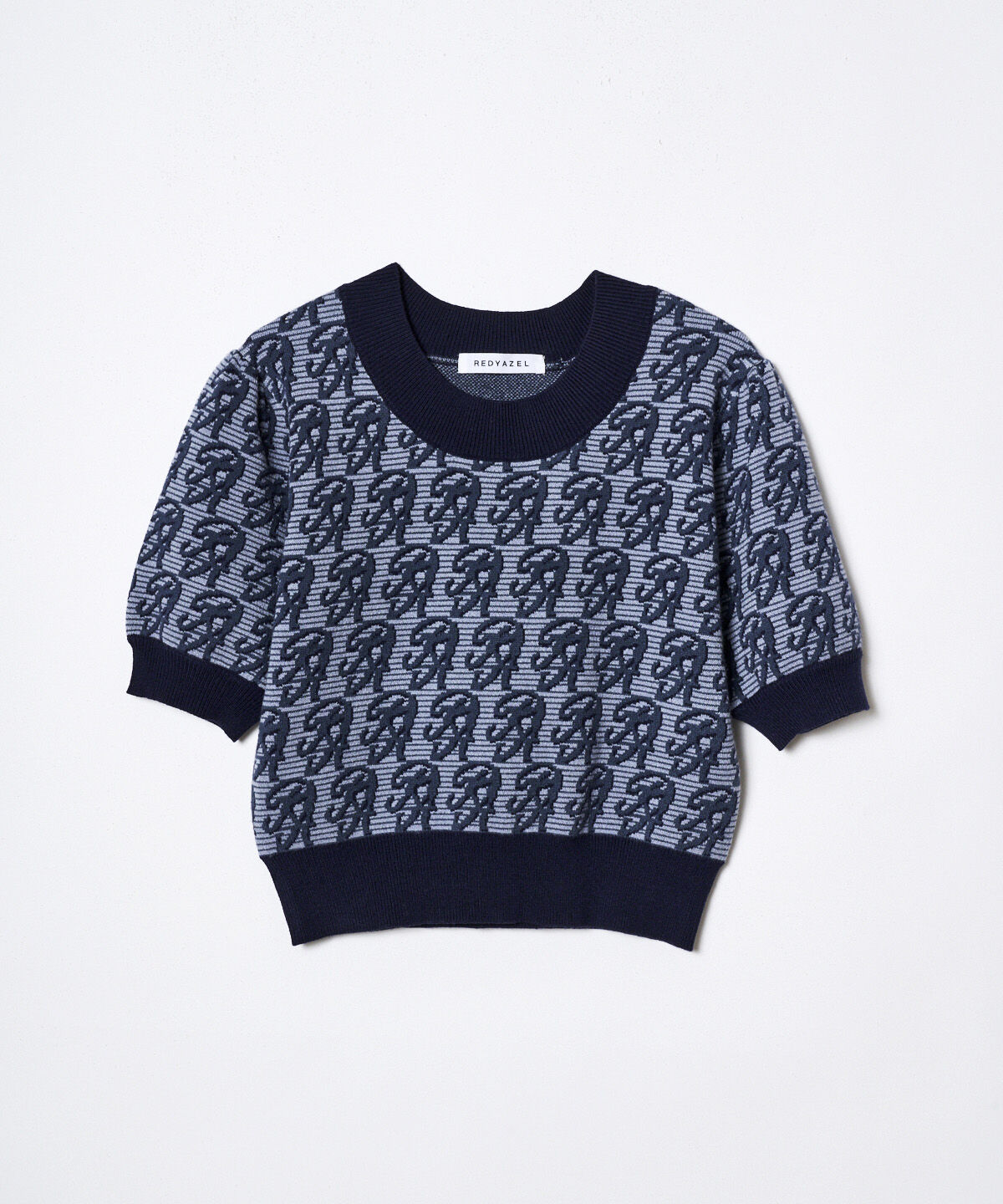 REDYAZEL「モノグラムジャガードニット」|ニット・セーター|