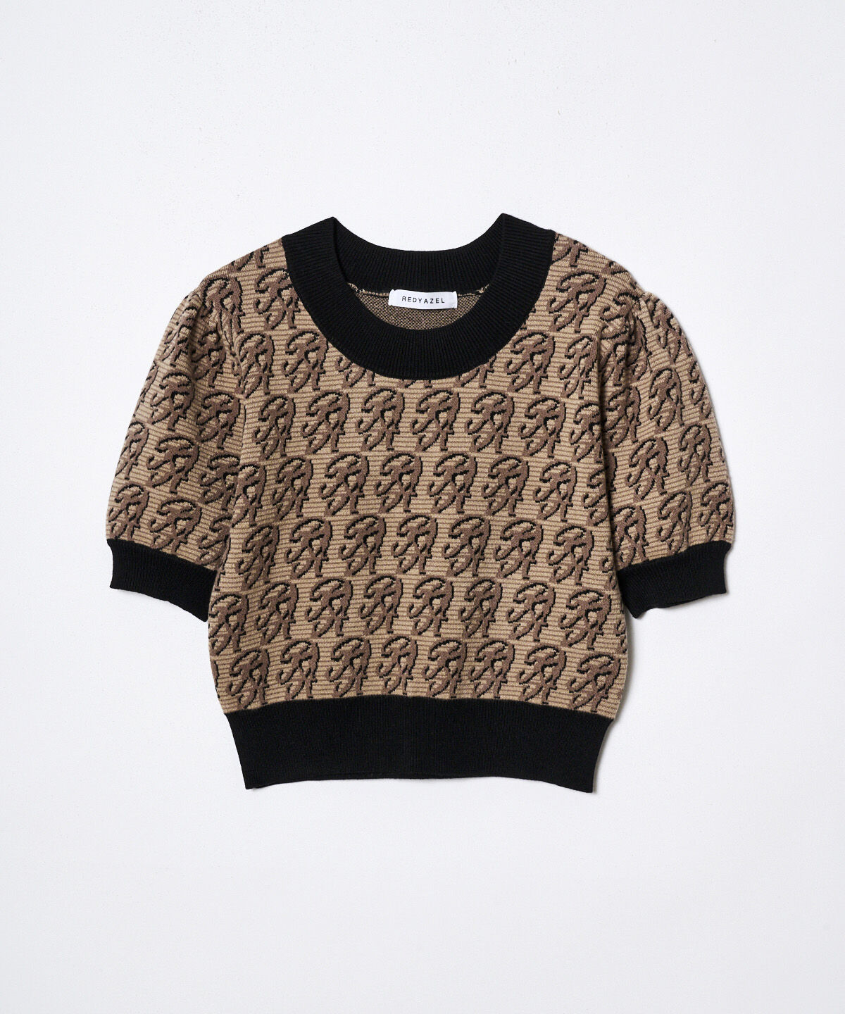 REDYAZEL「モノグラムジャガードニット」|ニット・セーター|