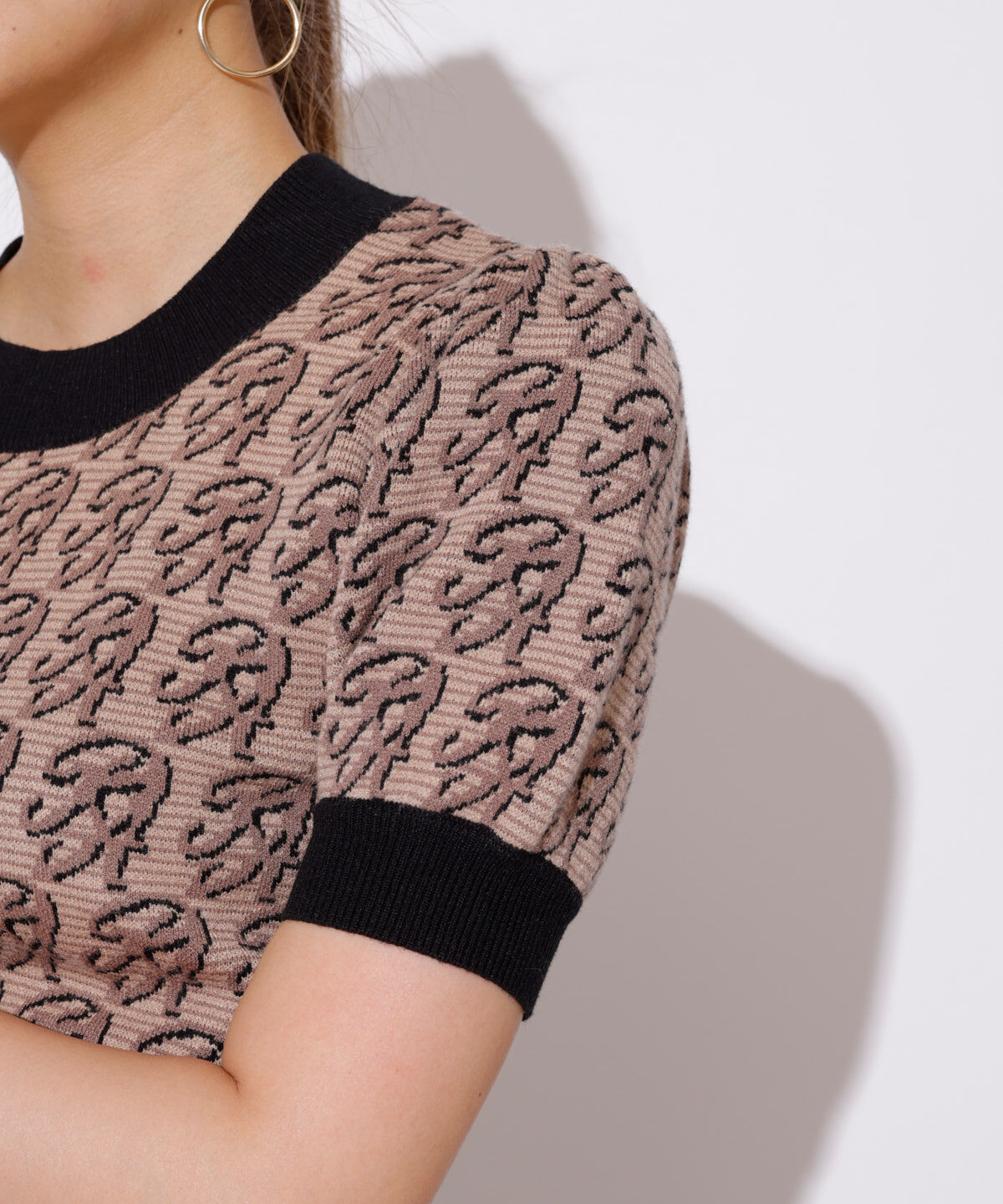 REDYAZEL「モノグラムジャガードニット」|ニット・セーター|