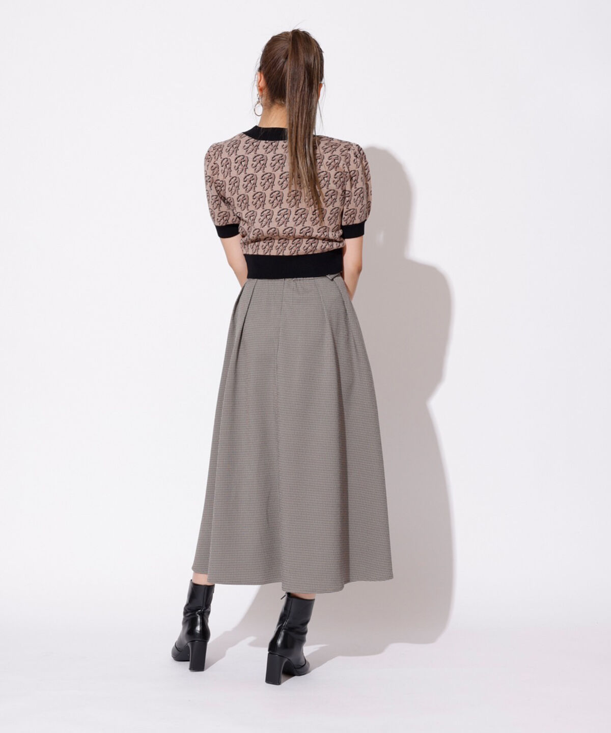 REDYAZEL「モノグラムジャガードニット」|ニット・セーター|